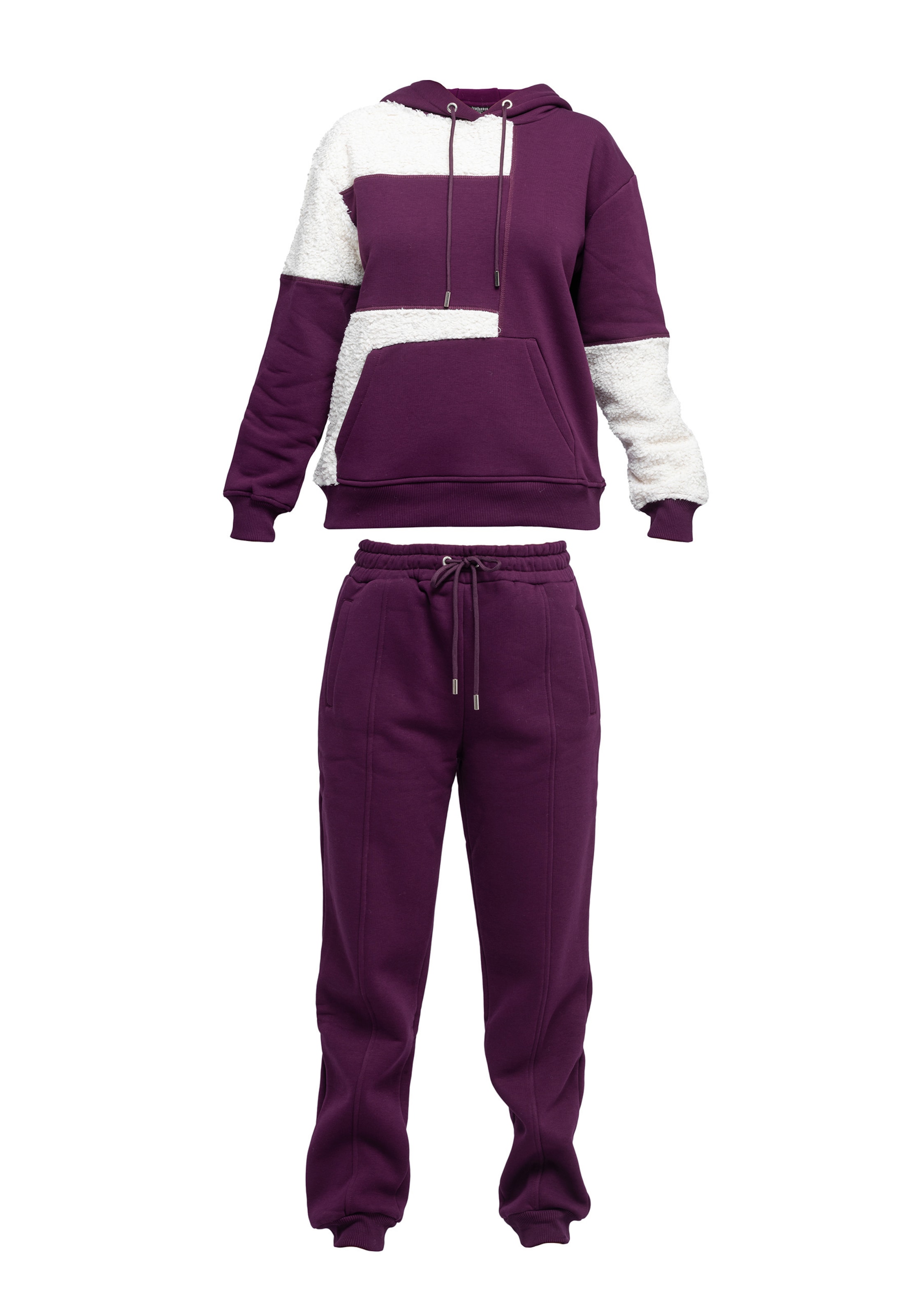 Tom Barron Trainingsanzug in Lila: Vorderseite