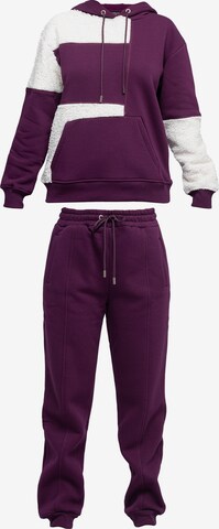 Tom Barron Sweatsuit in Purple: front