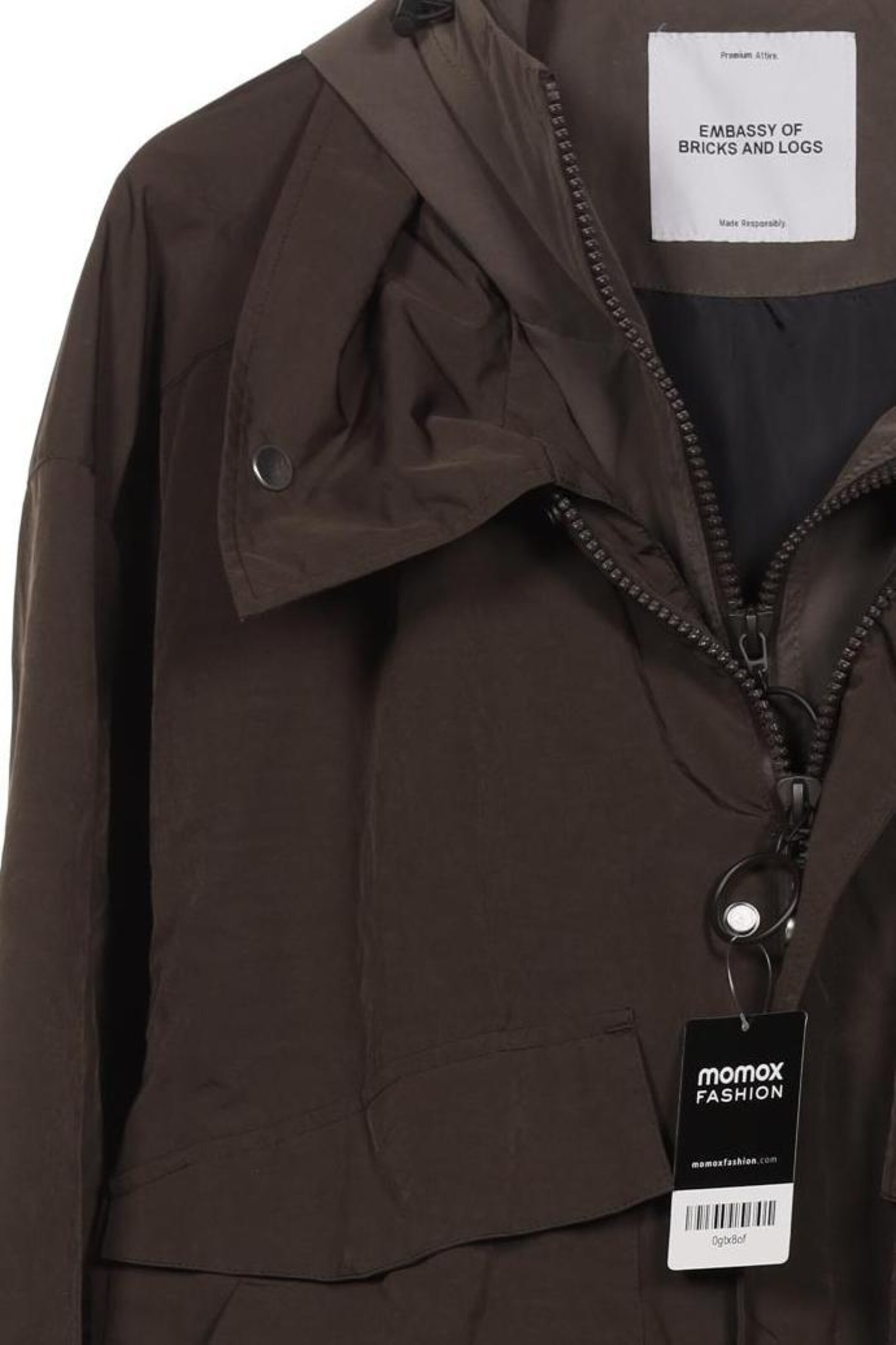 Embassy of Bricks and Logs Jacket & Coat in L in Brown