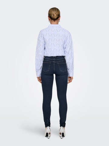 ONLY Skinny Fit Дънки 'ONLHUSH' в синьо