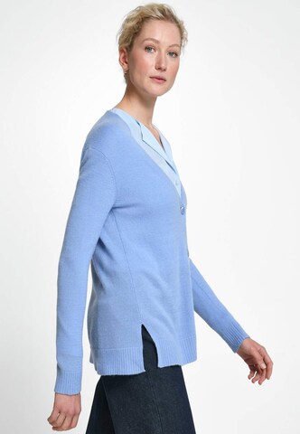 include Gebreid vest in Blauw