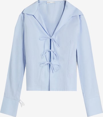 Bershka Bluse in Blau: Vorderseite