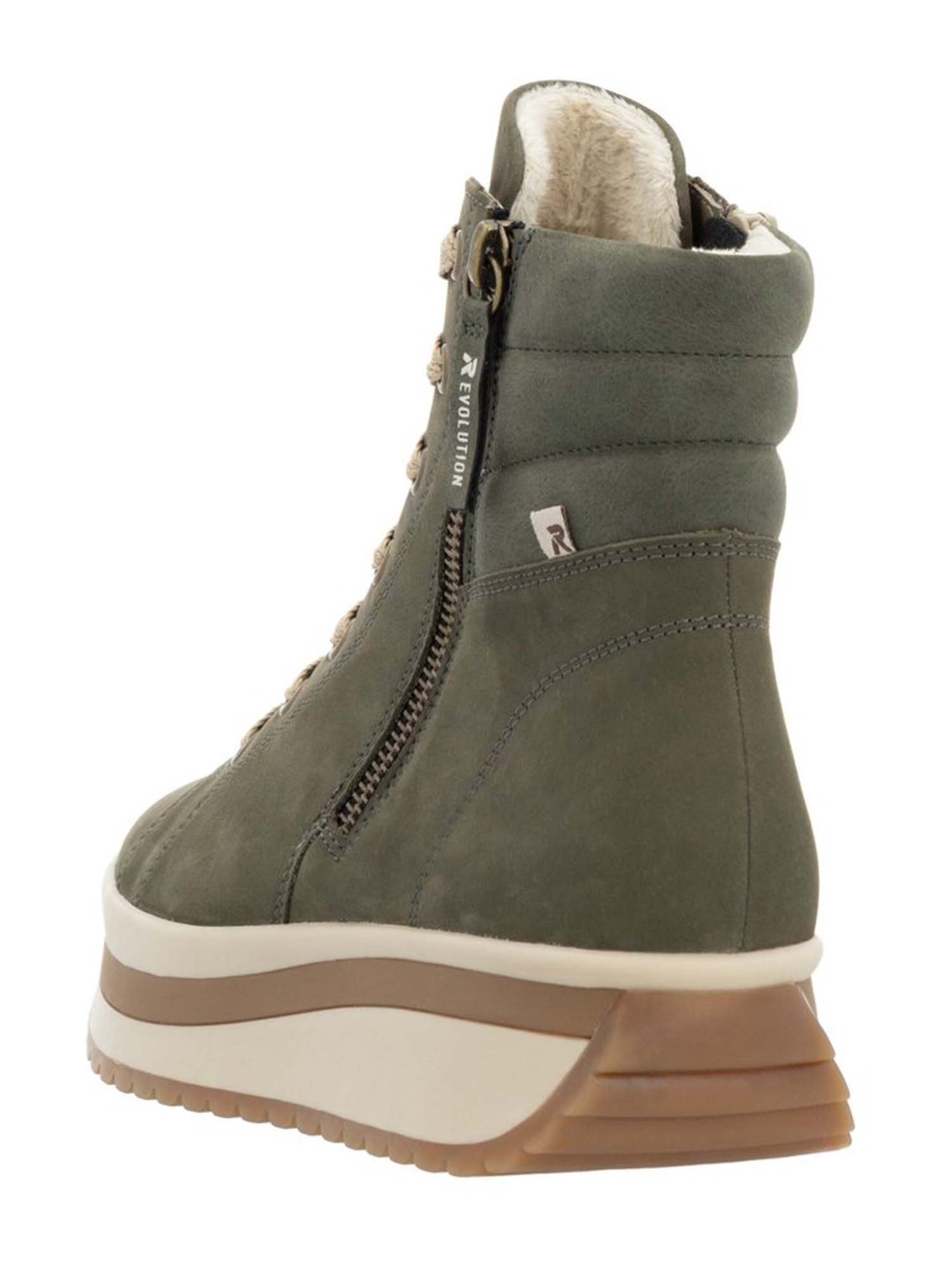 Rieker Sport Μποτάκι με κορδόνια σε πράσινο