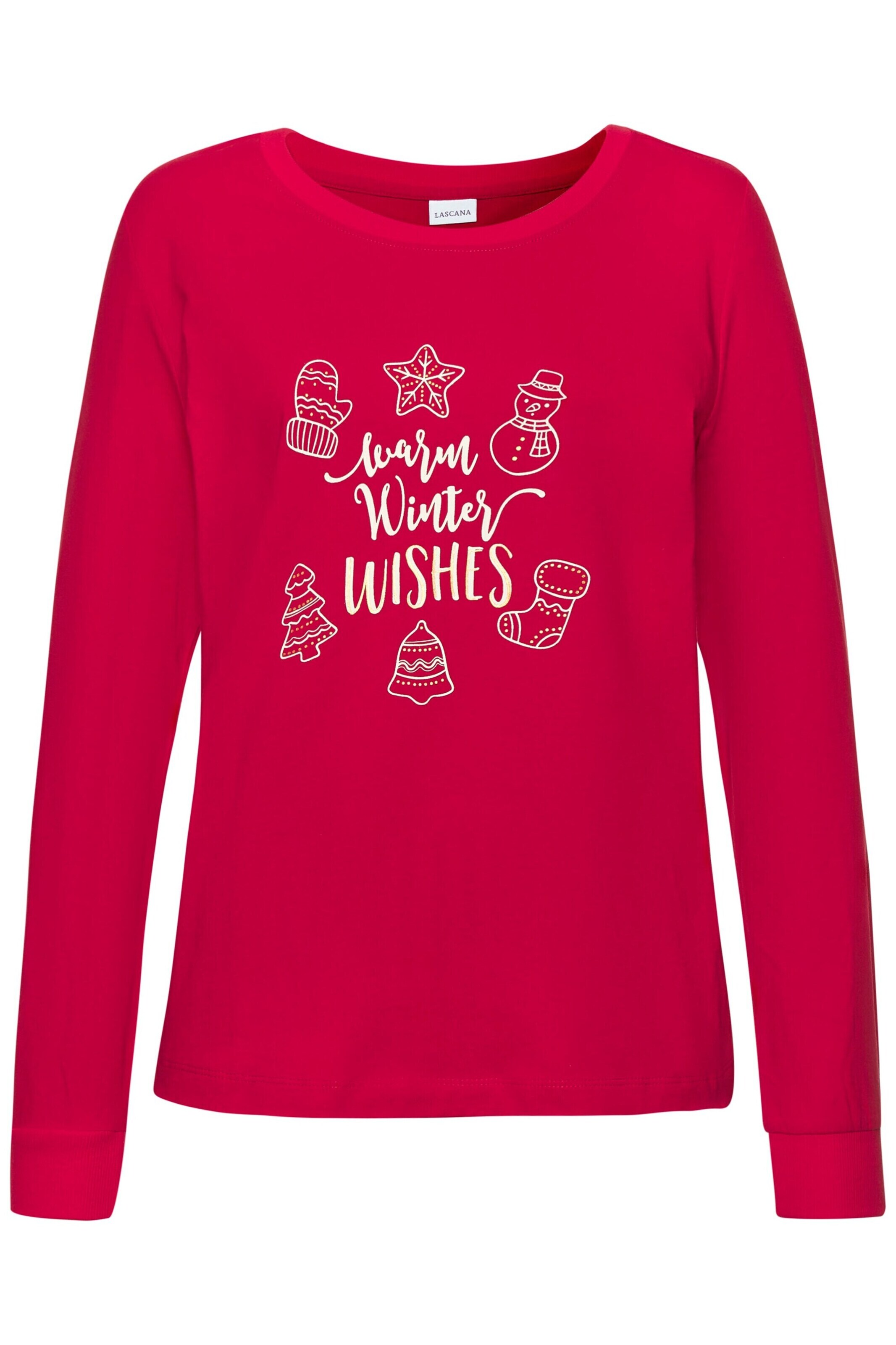 LASCANA Pajama in Red