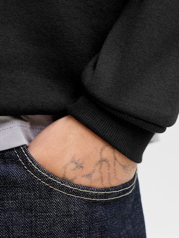 JACK & JONES Sweatshirt 'JJBradley' in Zwart