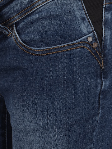Slimfit Jeans 'Essex' di MAMALICIOUS in blu