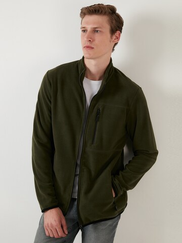 Buratti Fleece jas in Groen