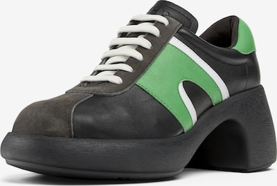 CAMPER Chaussure à lacets 'Thelma' en vert / noir / blanc, Vue avec produit