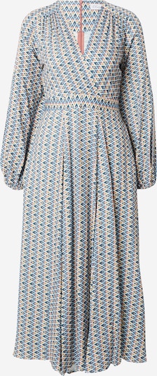 Closet London Robe en beige / bleu marine / bleu clair / blanc, Vue avec produit