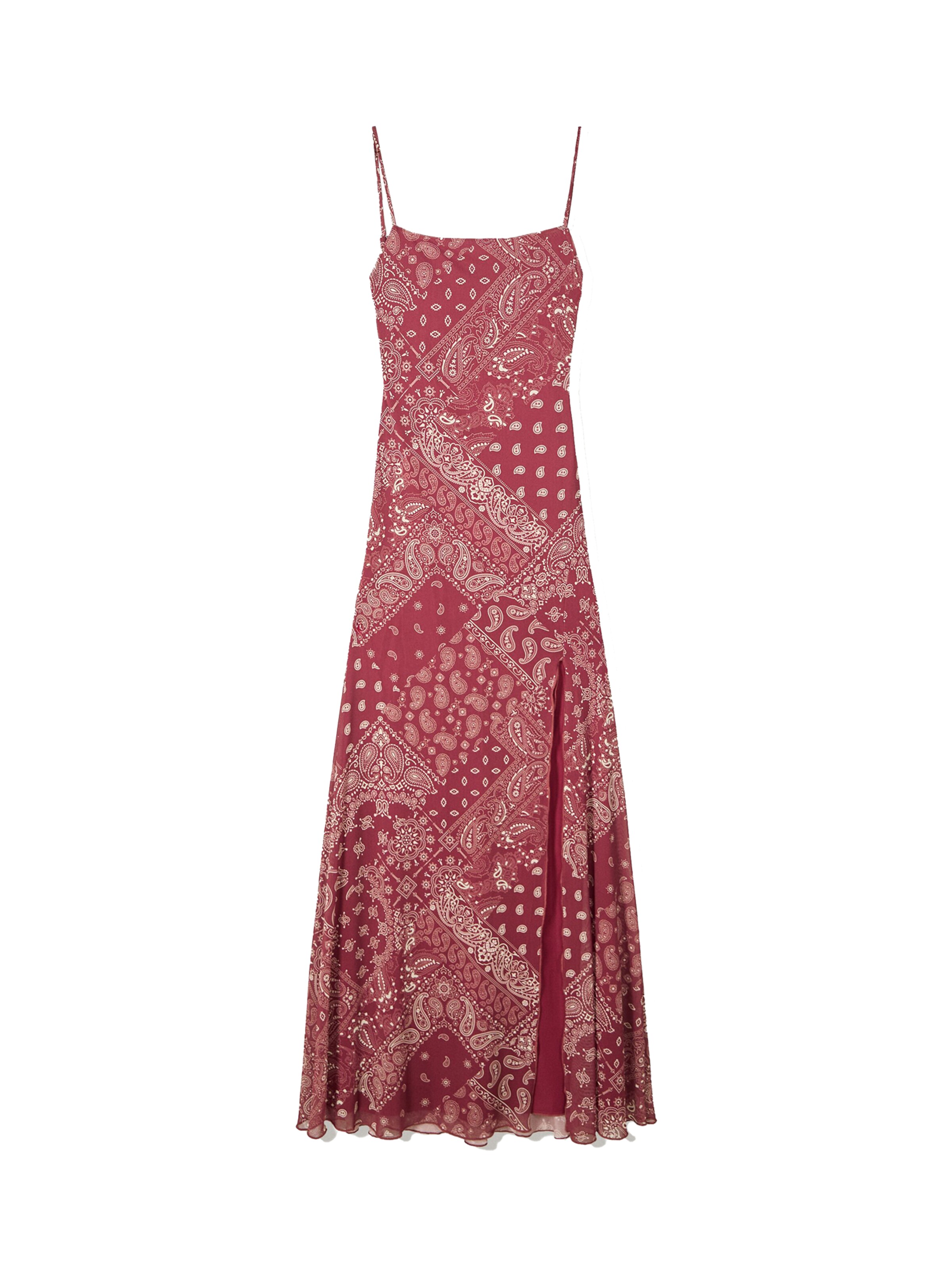 Bershka Sommarklänning i röd: framsida