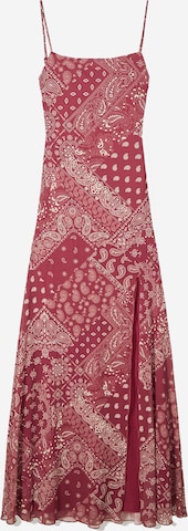 Bershka Summer dress in Red: front