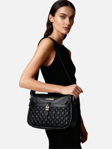 Borsa a tracolla 'Crafter 3' di Laura Biagiotti in nero: frontale