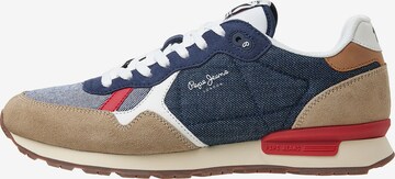 Pepe Jeans Sneakers 'BRIT MAN HERITAGE DENIM' in Mixed colors: front