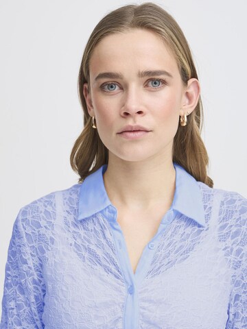 ICHI - Blusa ' IXLACEY ' en azul