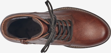 TAMARIS Ботинки на шнуровке в Коричневый
