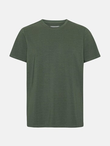 Copenhagen Bamboo Shirt 'Forest night'‌ in Grün: Vorderseite