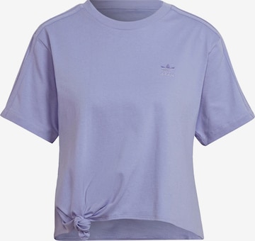 ADIDAS ORIGINALS Shirt in Purple: front