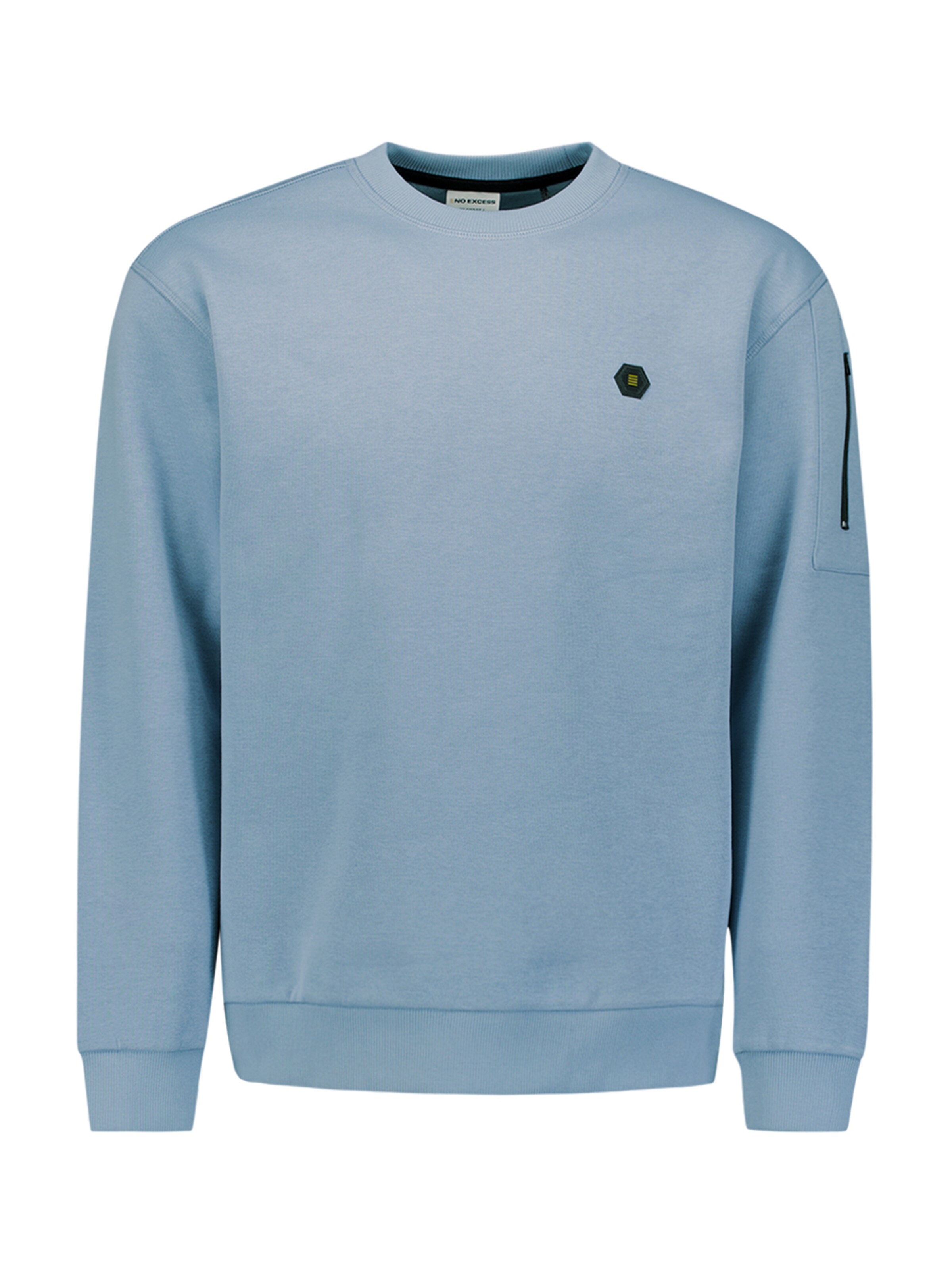 No Excess Sweatshirt in Blauw: voorkant