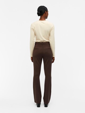 OBJECT Bootcut Spodnie 'Marion' w kolorze brązowy