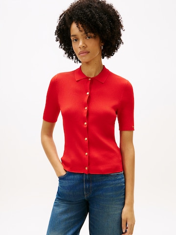 TOMMY HILFIGER Strickjacke in Orange: Vorderseite