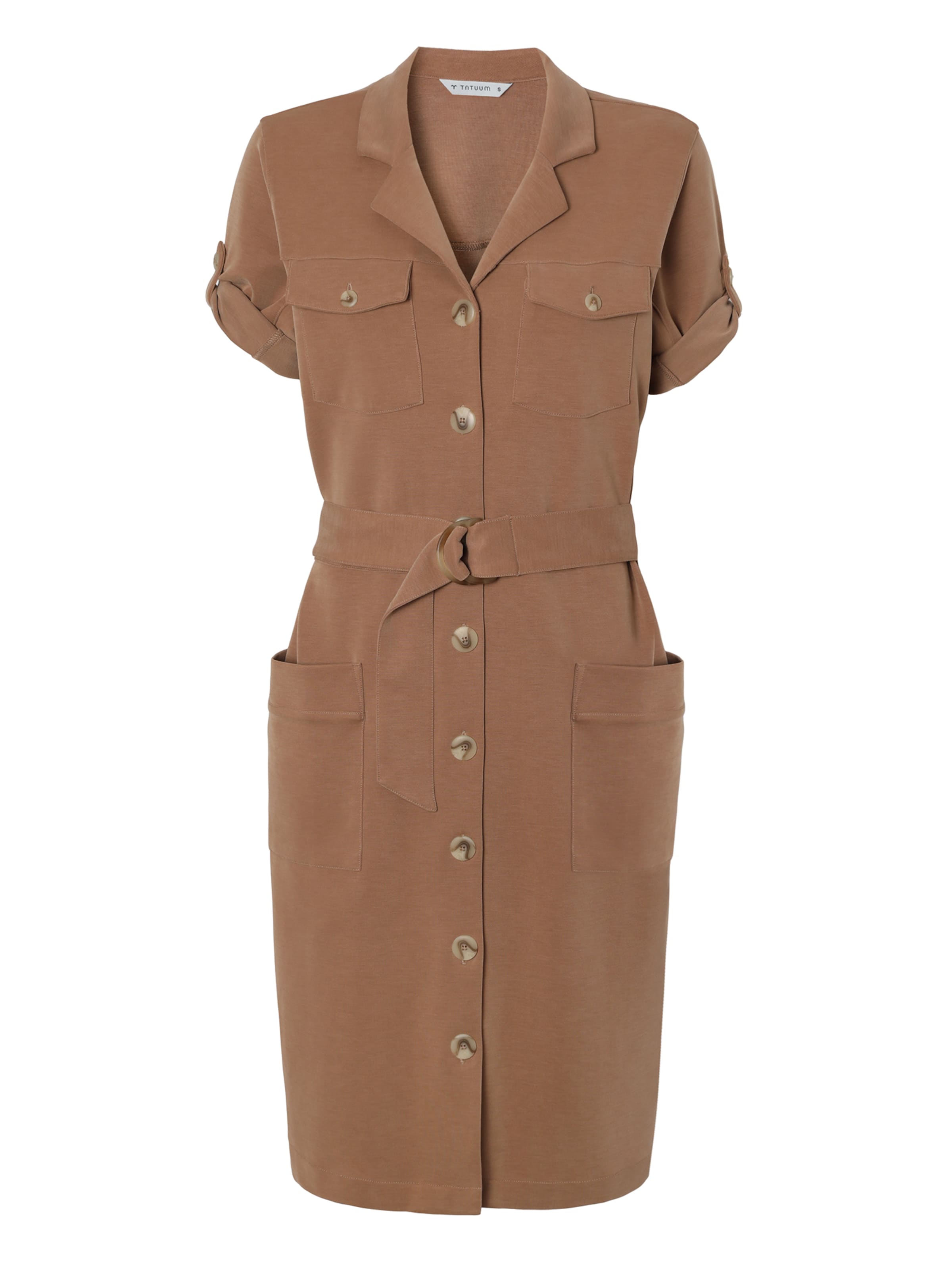 TATUUM Kleid 'Zoe' in hellbraun, Produktansicht