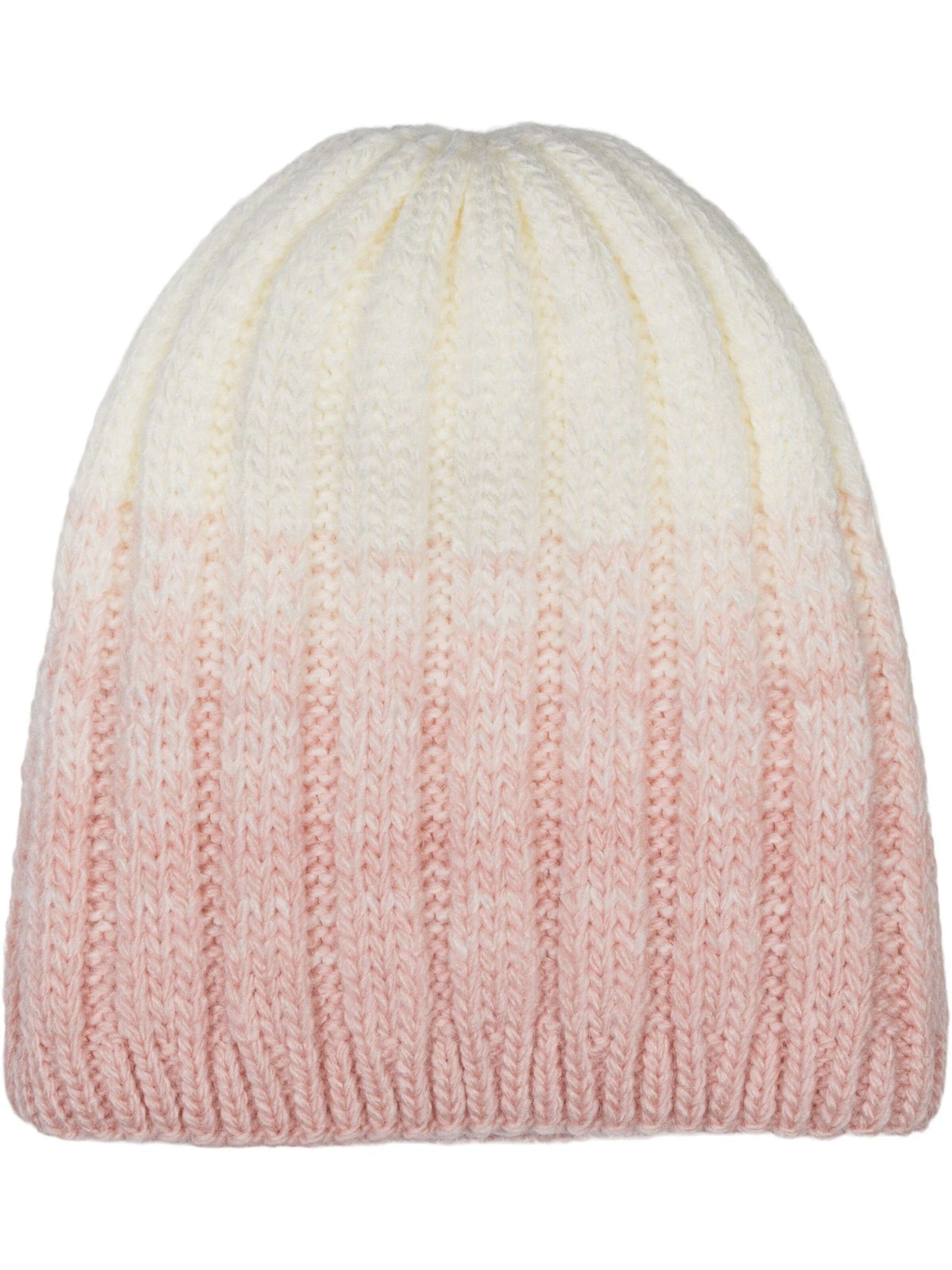 styleBREAKER Mütze 'Strickmütze Farbverlauf mit Thermo-Fleece'‌‌‌‌‌‌‌‌ in Pink