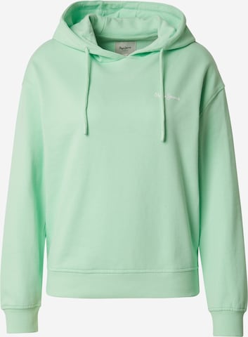 Pepe Jeans Суичър 'ELSYRA RO' в зелено: отпред