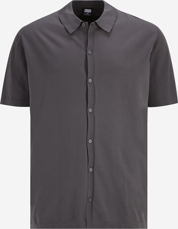 Urban Classics Regular fit Button Up Shirt in Grey: front