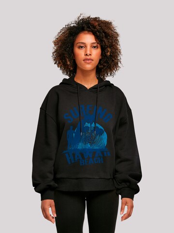 F4NT4STIC Sweatshirt 'Hawaii Surf Beach Summer' in Schwarz: Vorderseite