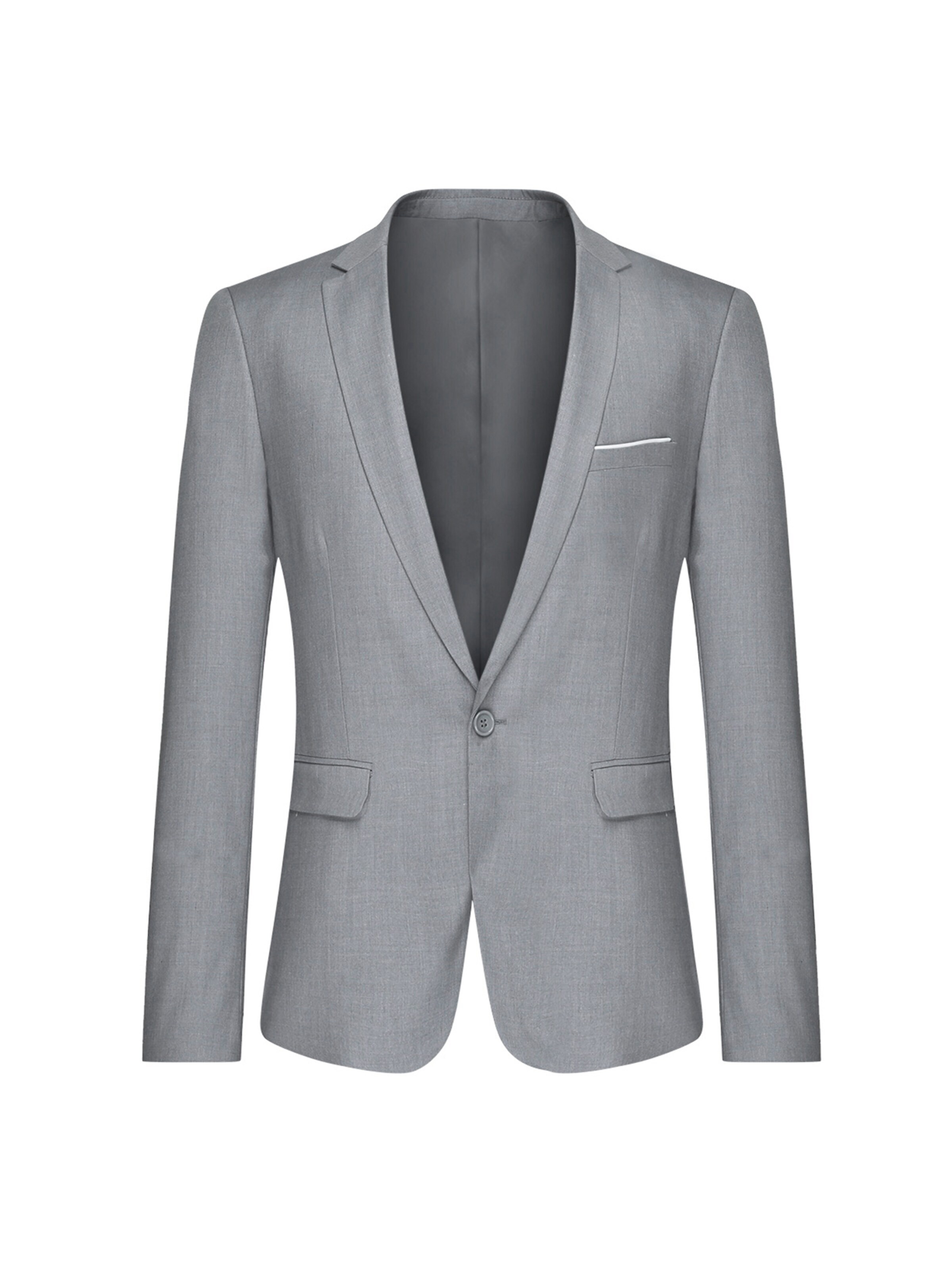 YOUTHUP Slim fit Suit 'Feierabend' in Grey