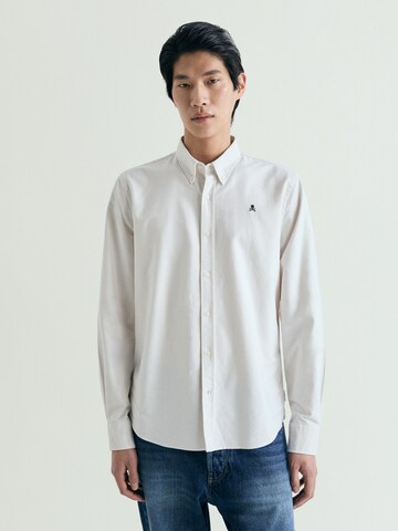 Scalpers Regular fit Button Up Shirt in Beige