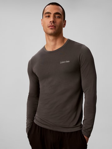 Calvin Klein Pyjama Top in Grau: Vorderseite