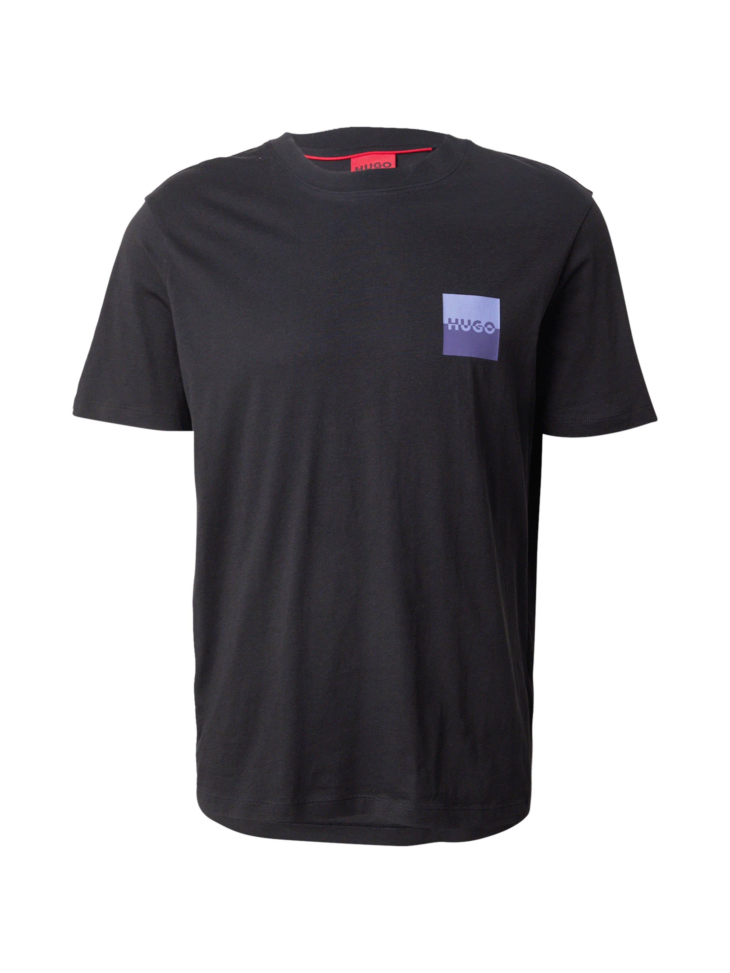 Tricou 'Dapusi' de la HUGO pe negru: față