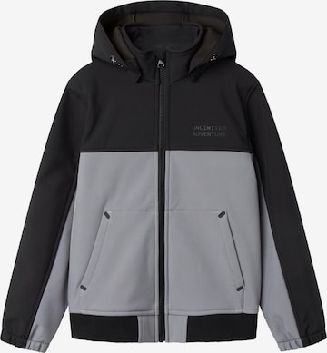 Veste mi-saison 'NKMAlfa 08' NAME IT en gris : devant