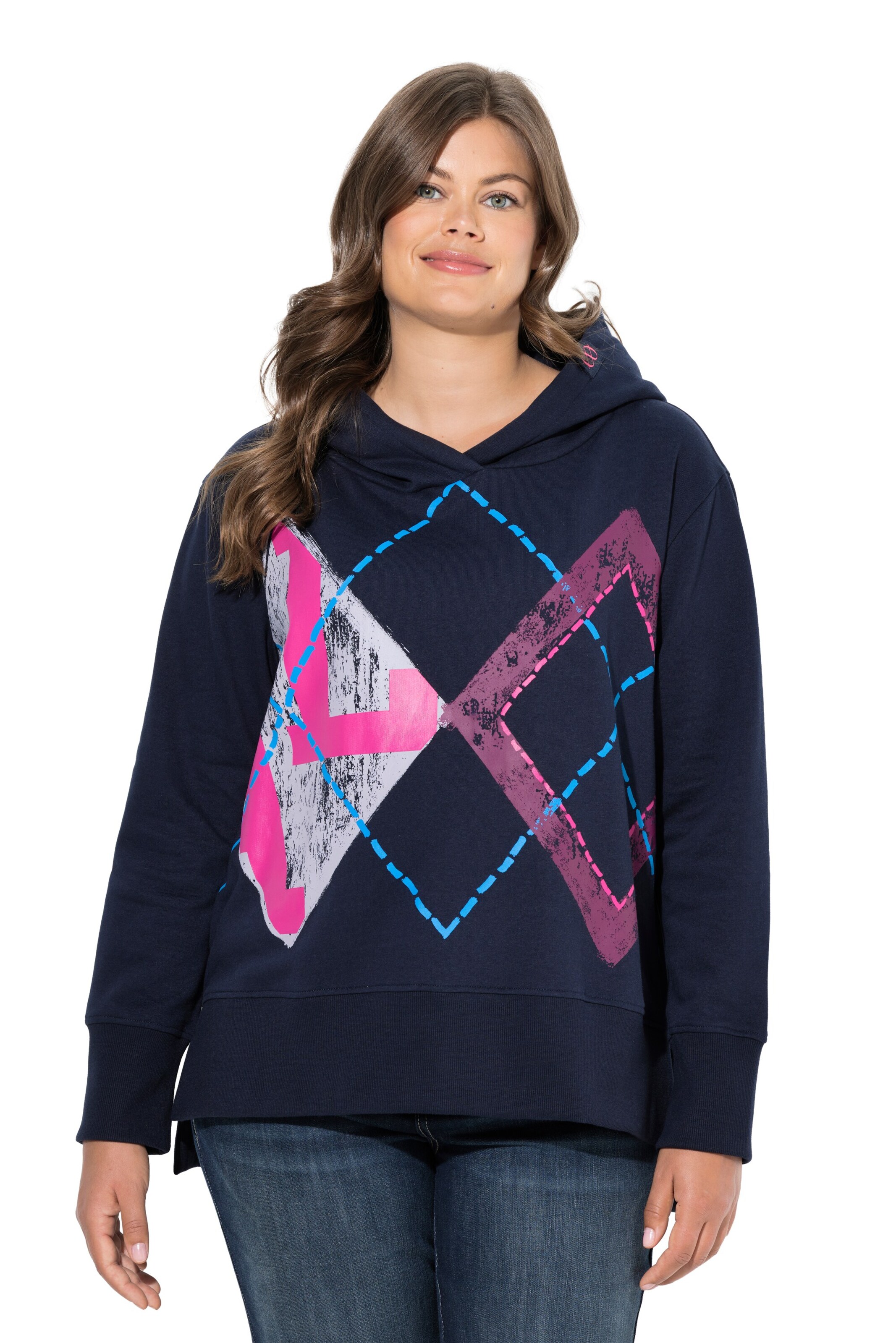 LAURASØN Sweatshirt in Blauw: voorkant