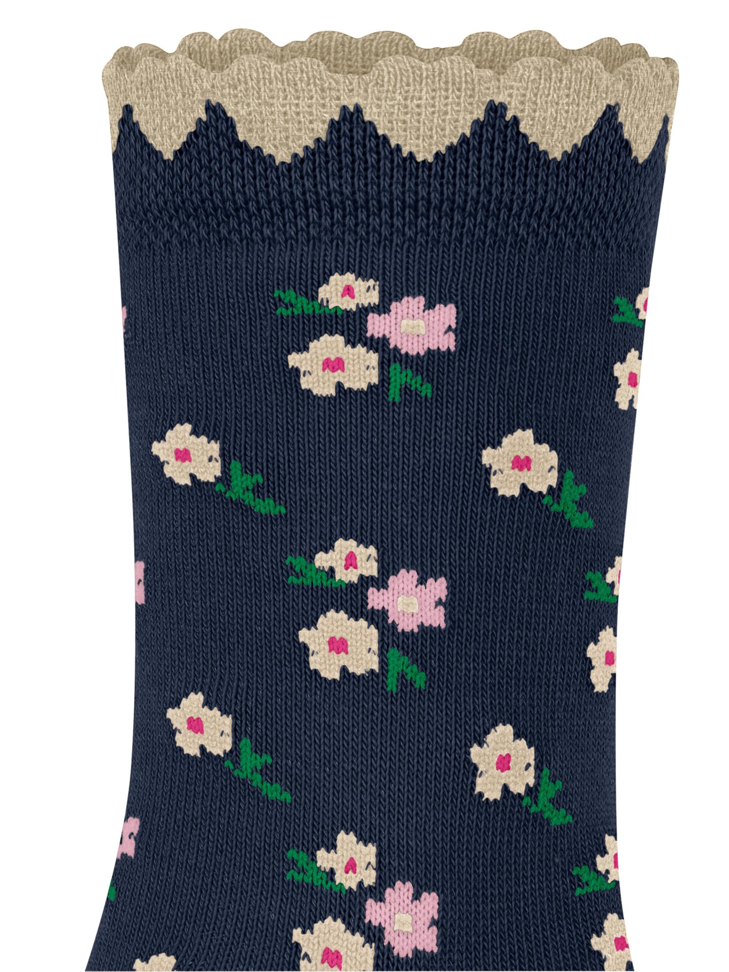 FALKE Socks 'Ditsy Flowers' in Blue