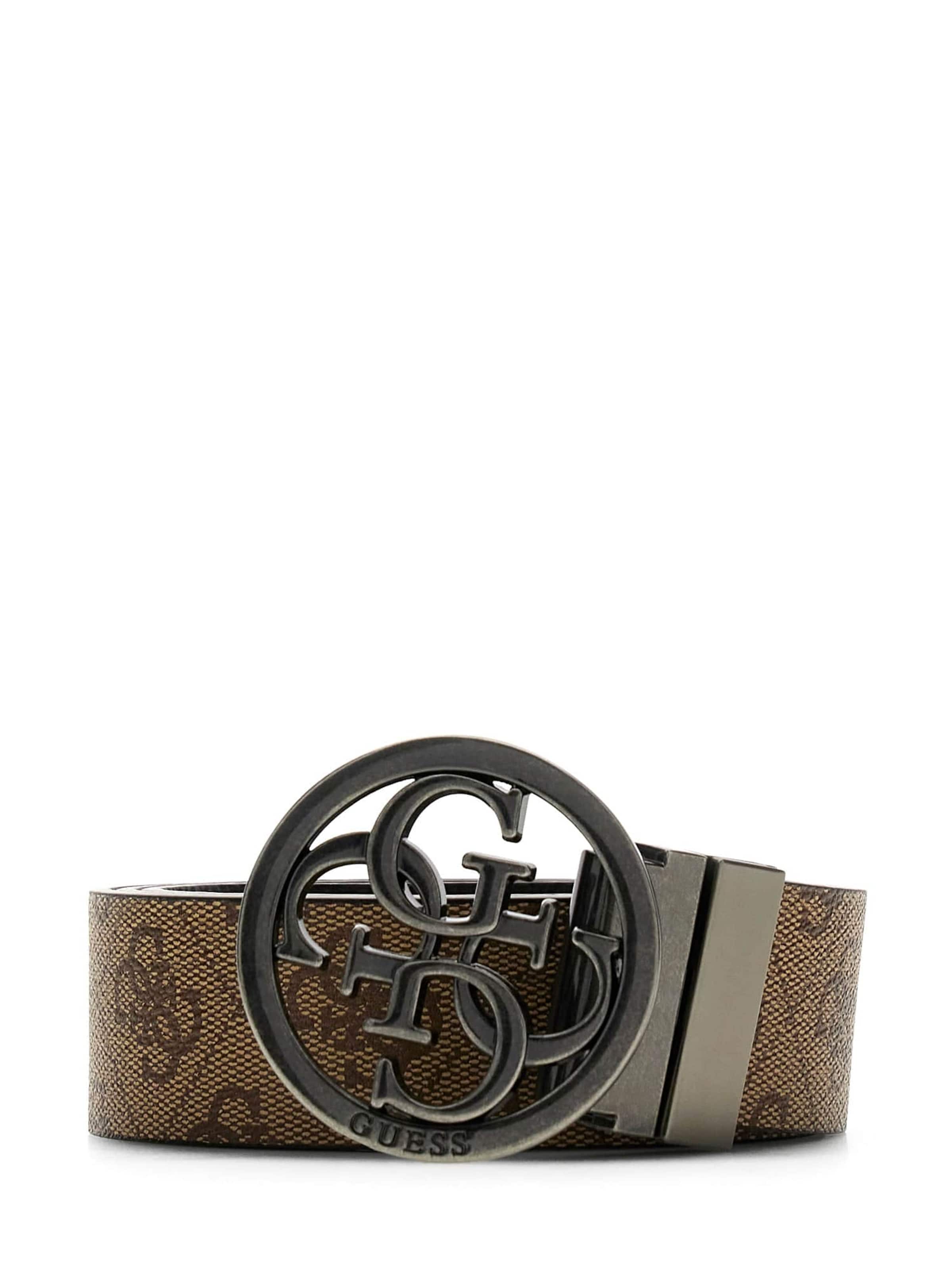 GUESS Belt 'Milano' in Brown: front