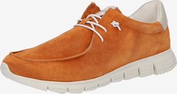 Mocassin SIOUX en orange : devant