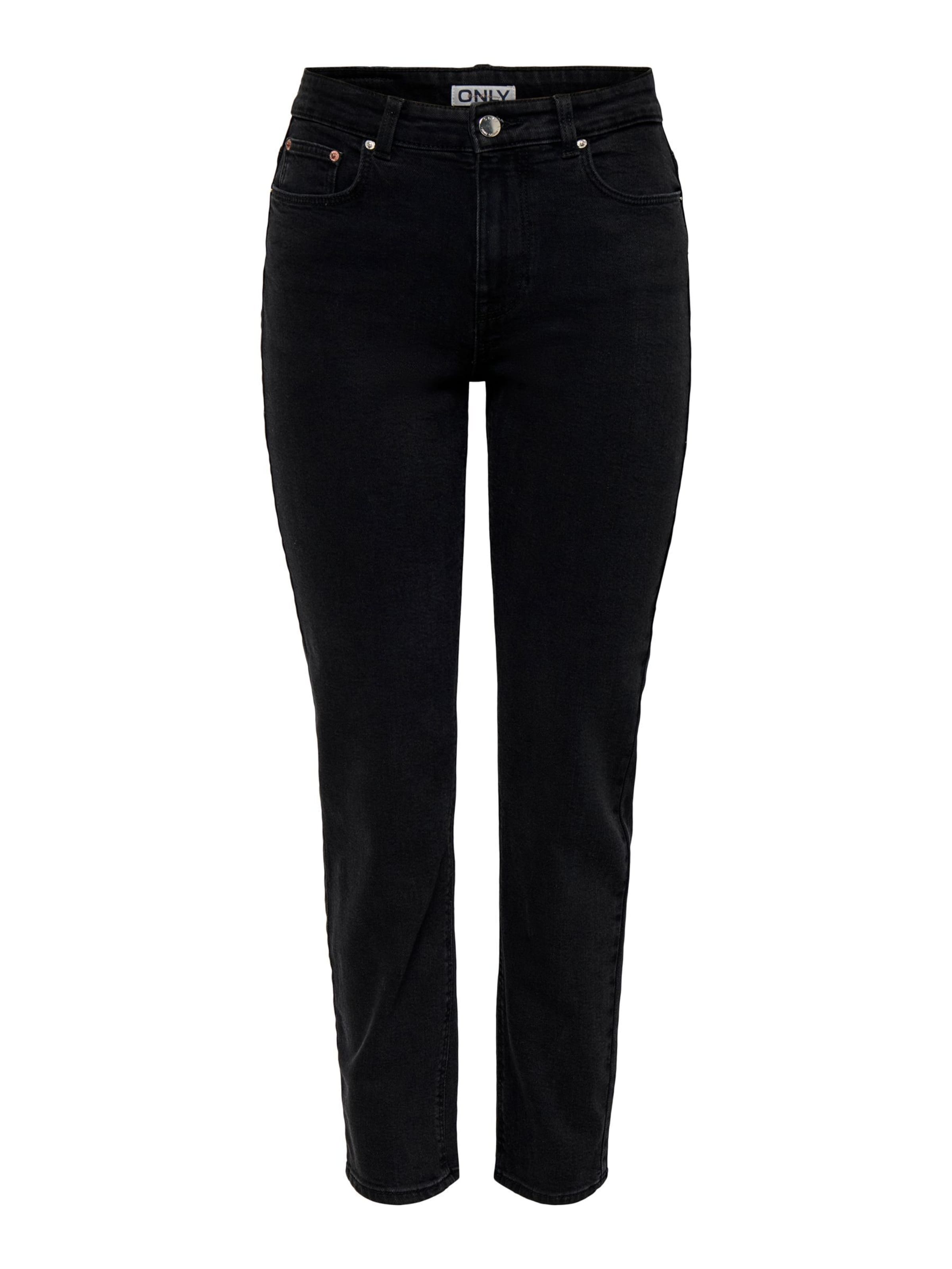 ONLY Slimfit Jeans 'ONLEmel' in Schwarz: Vorderseite