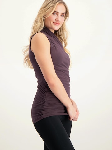 Urban Goddess Yoga & Activewear Sporttop 'Good Karma' in Lila