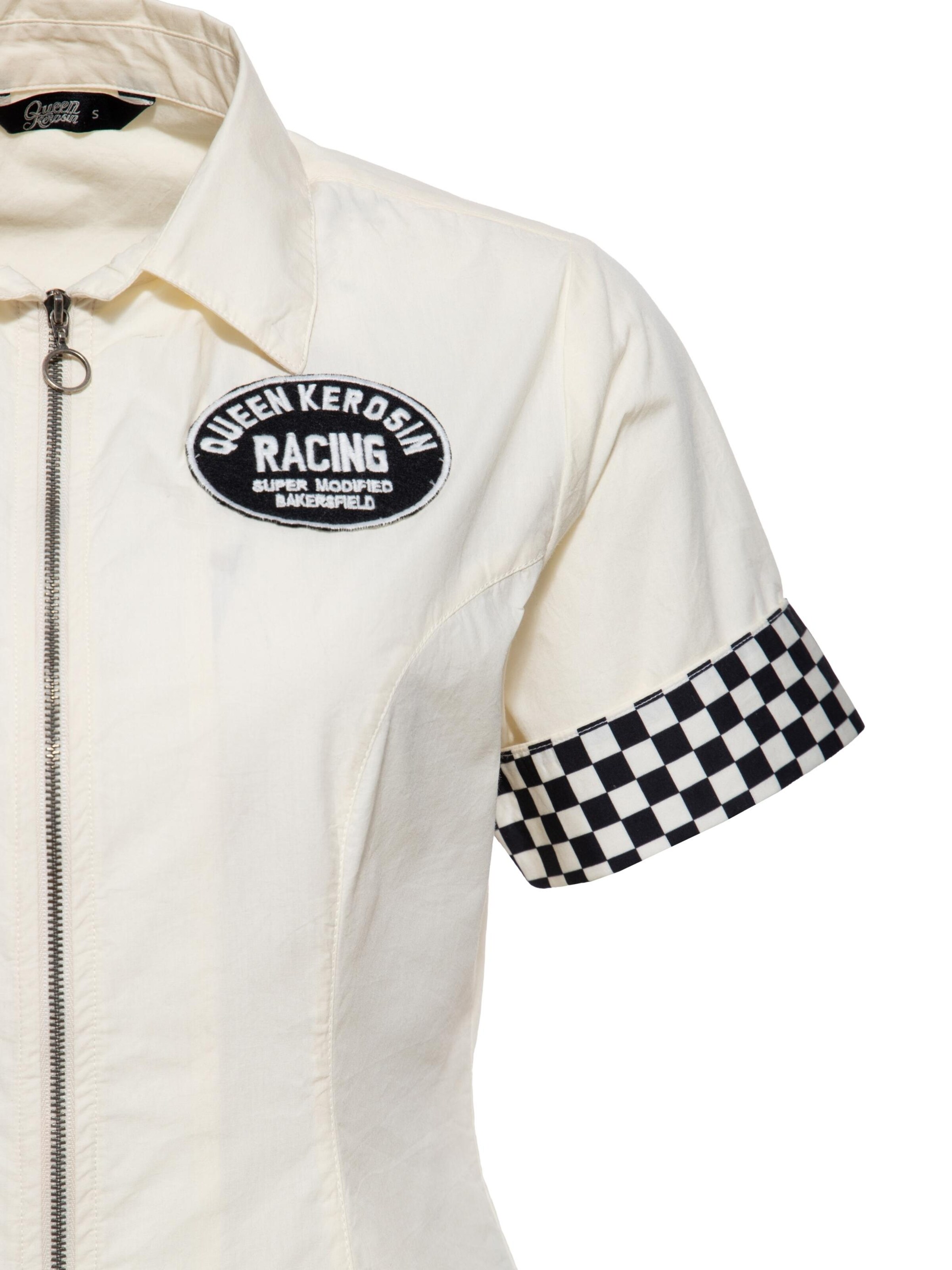 Queen Kerosin Blouse 'Super Modified' in White