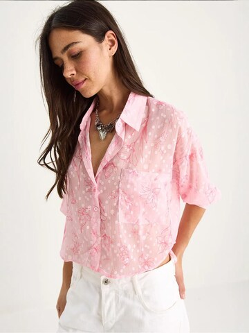 Bianco Lucci - Blusa em rosa