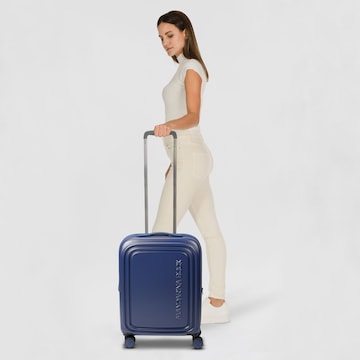 Trolley di MANDARINA DUCK in blu: frontale
