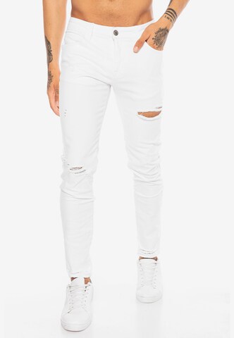 Redbridge Slimfit Jeans in Weiß: predná strana