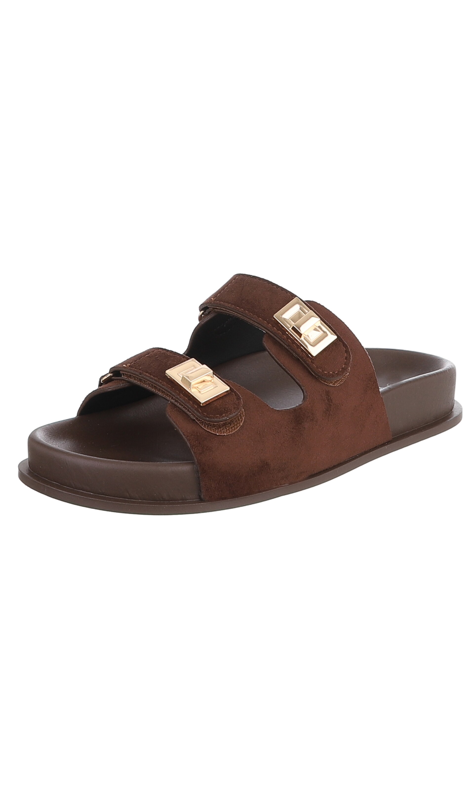 Ital-Design Mules in 36 in Chocolate, Item view