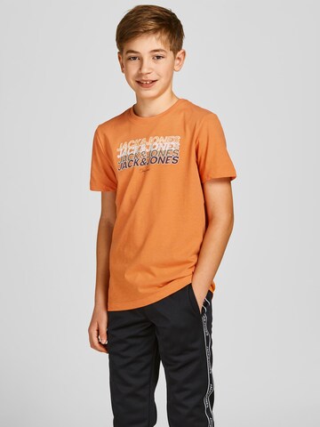 Jack & Jones Junior Shirt 'Brady' in Orange: front