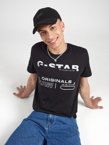 G-STAR Μπλουζάκι σε μαύρο