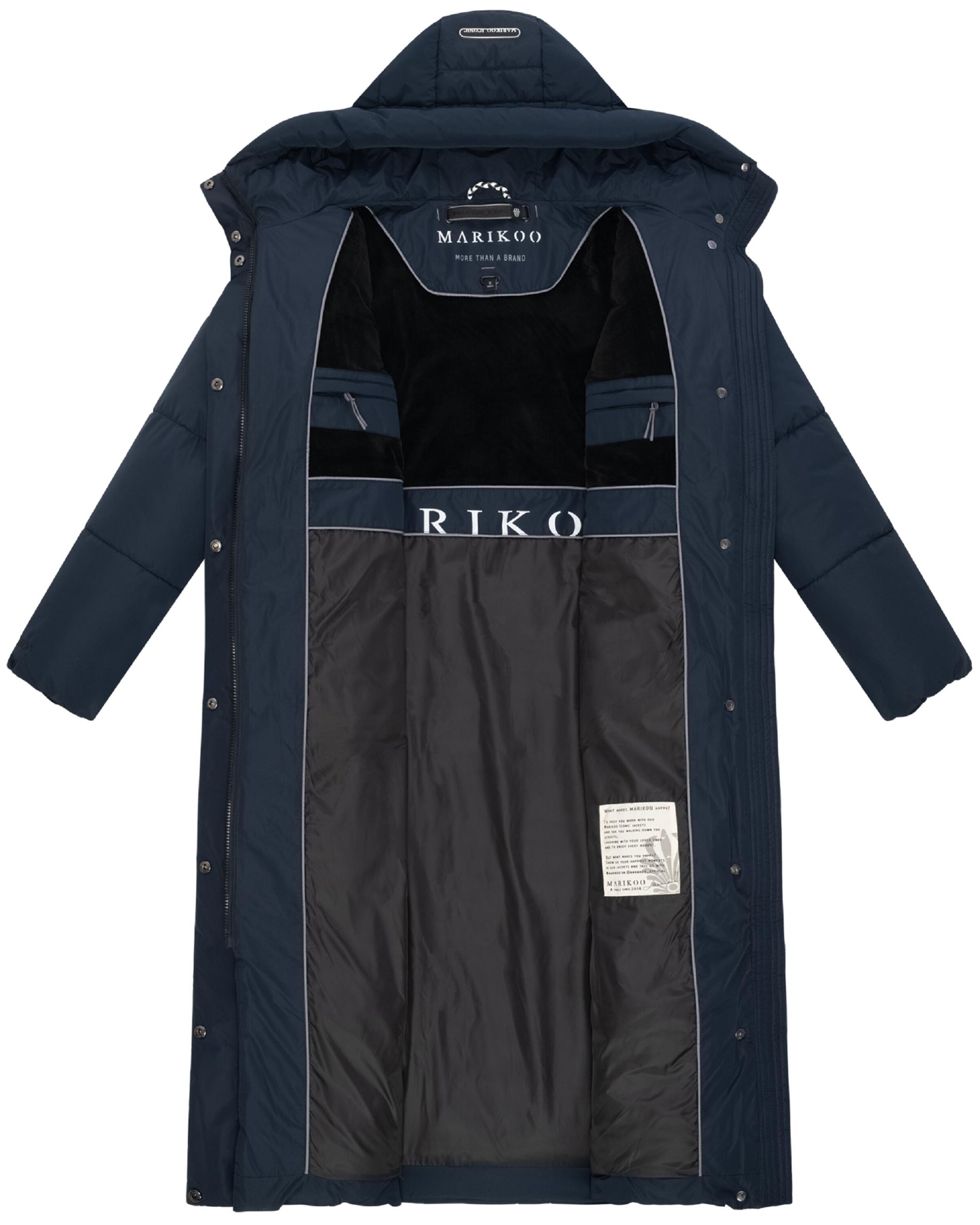MARIKOO Зимнее пальто в Синий