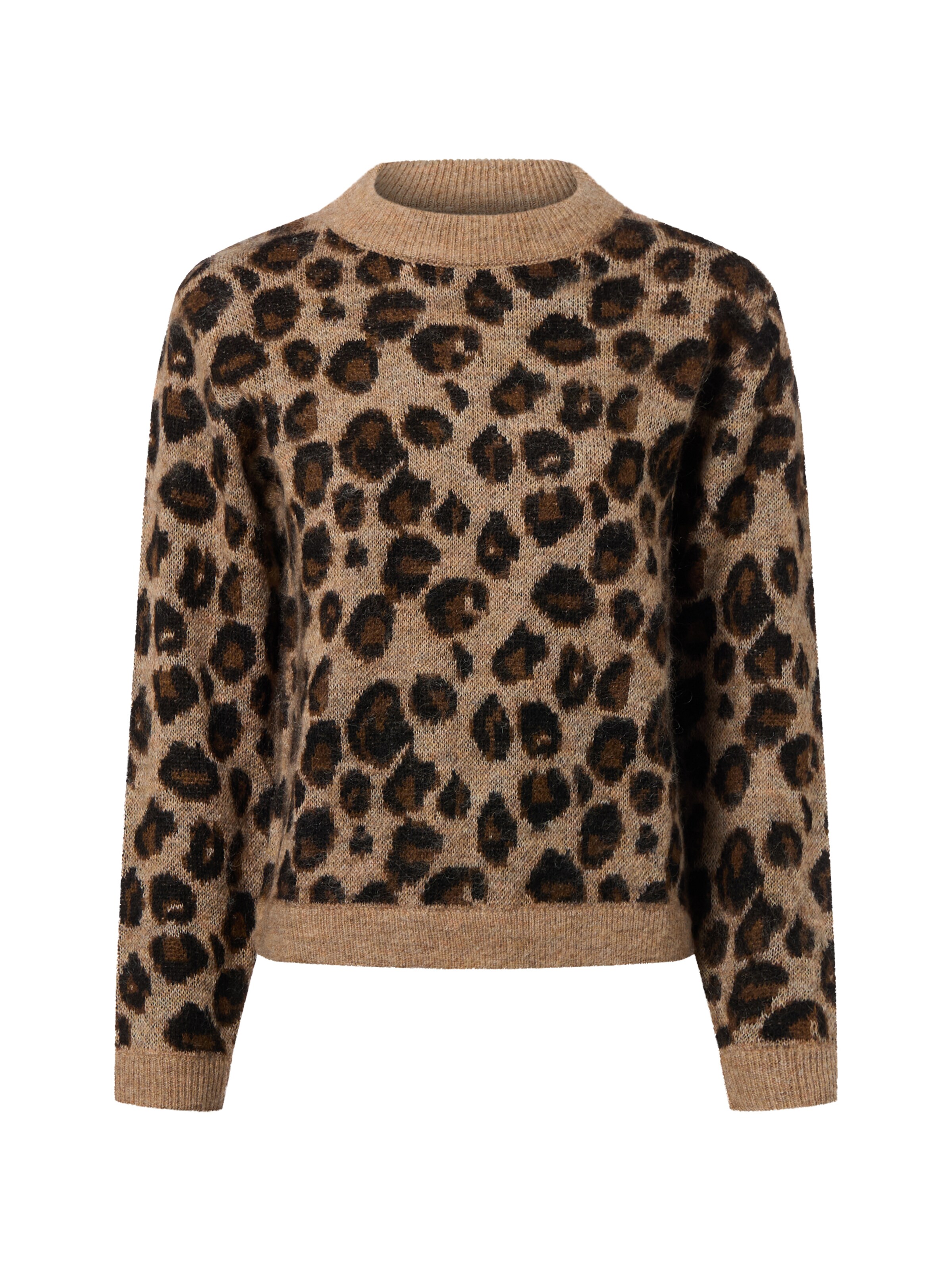 Marie Lund Trui in Bruin: voorkant