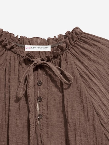 MixRay Bluse in Braun